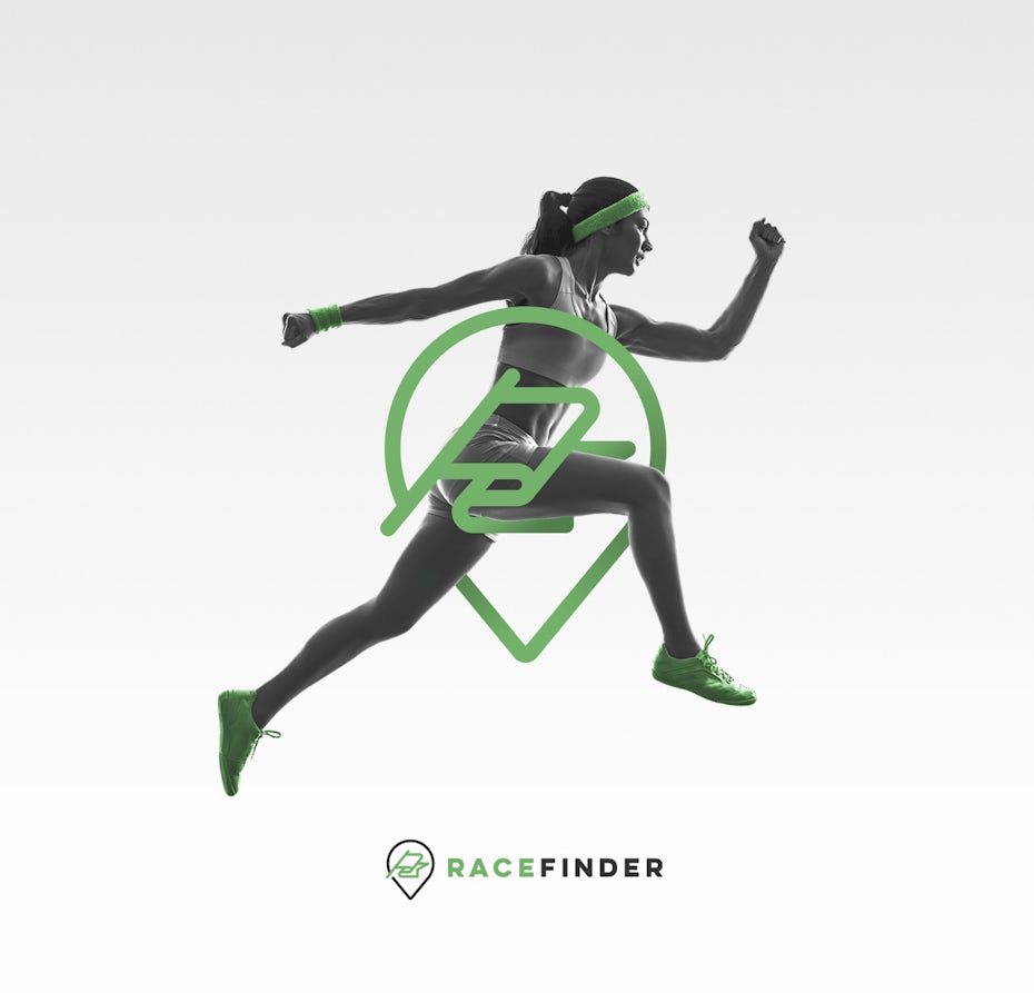 Design de logo pour une entreprise de course à pied