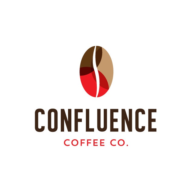Diseño del logo del grano de café