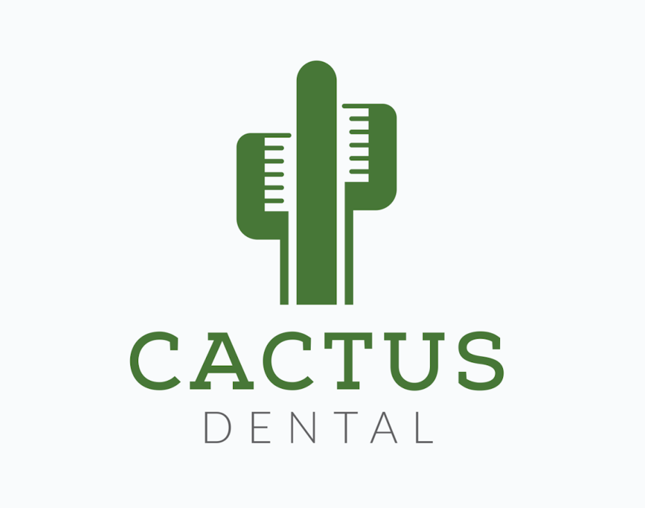 Green cactus logo design