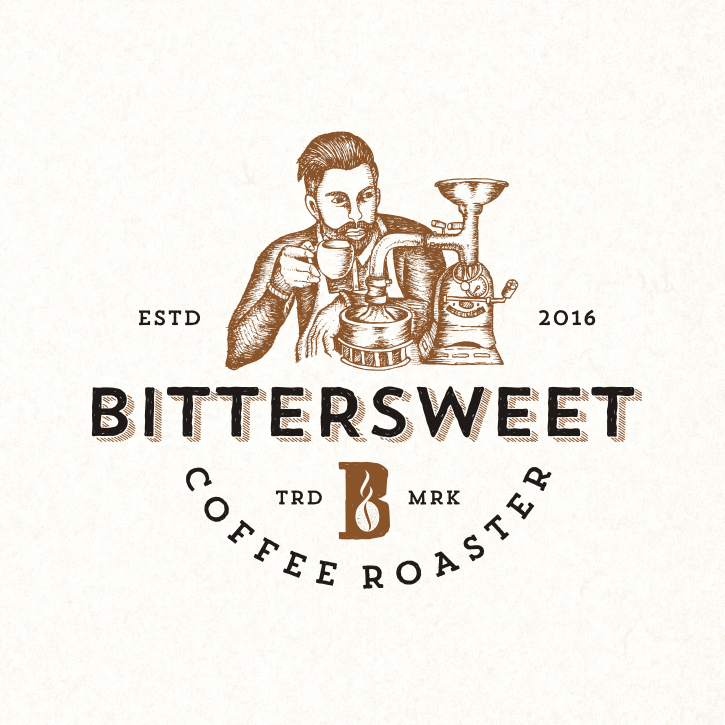 Diseño del logo del café Bittersweet
