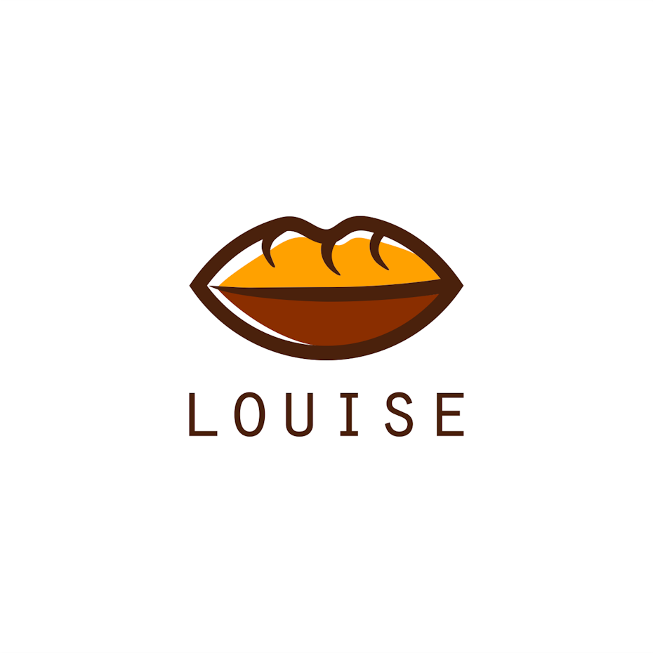 bread and coffee logo design