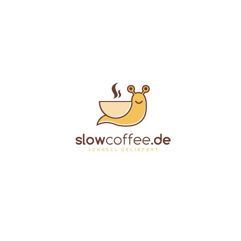 Diseño de caracol de café lento