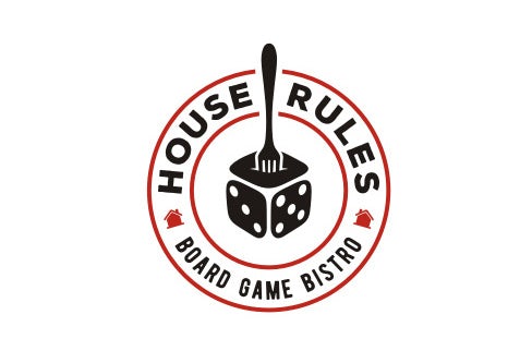 House Rules Board Game Bistro Logo