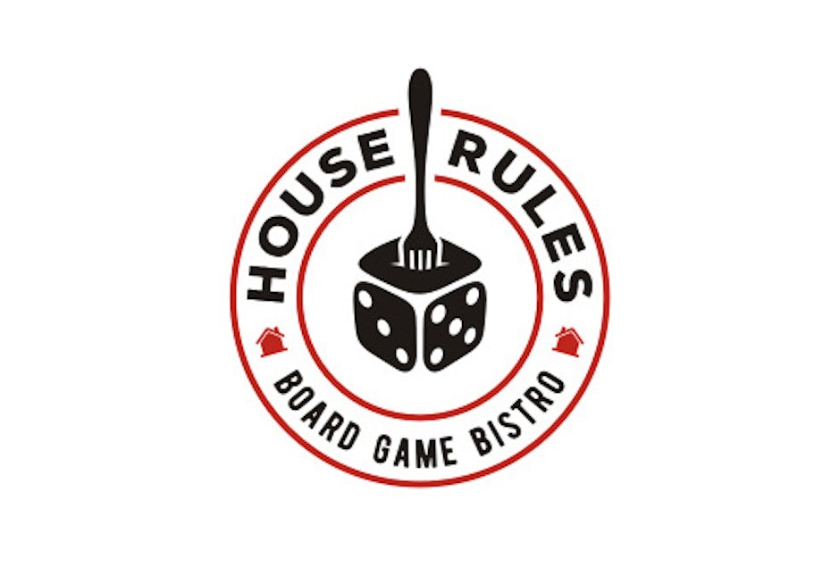 House Rules Board Game Bistro Logo