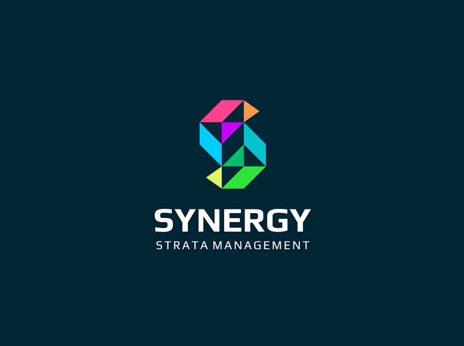 Synergy geometric logo design