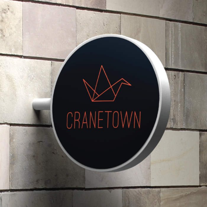 Einfaches Logodesign für Cranetown