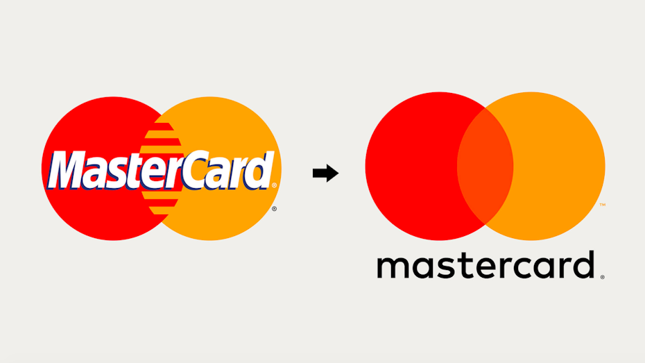 La mise à jour du logo de mastercard