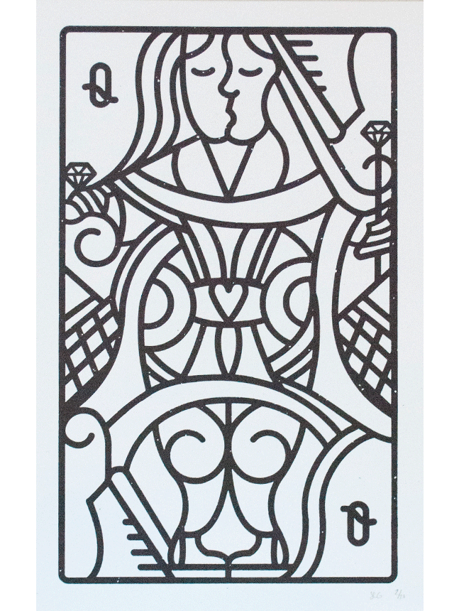 A lesbian themed Queen card design