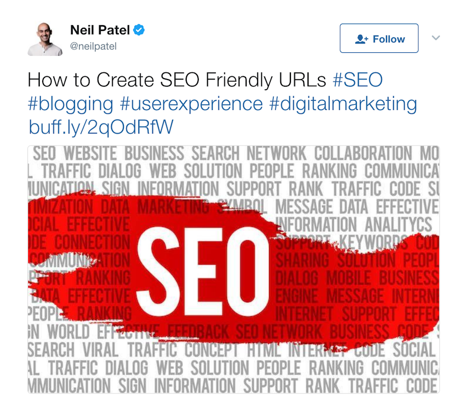 Tweet by Neil Patel