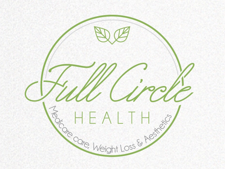 Circular health logo design