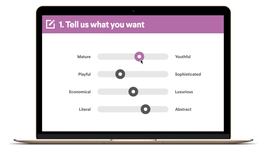 徽标简短情绪滑块
