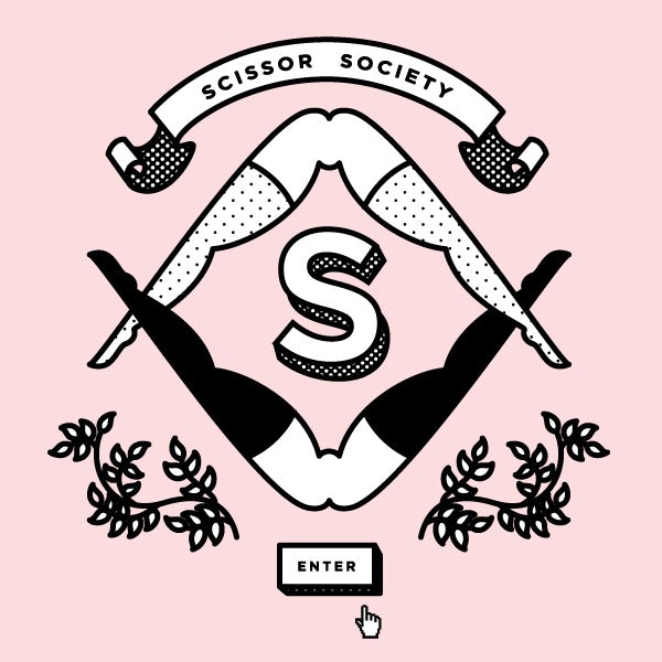 A logo for the Scissor Society