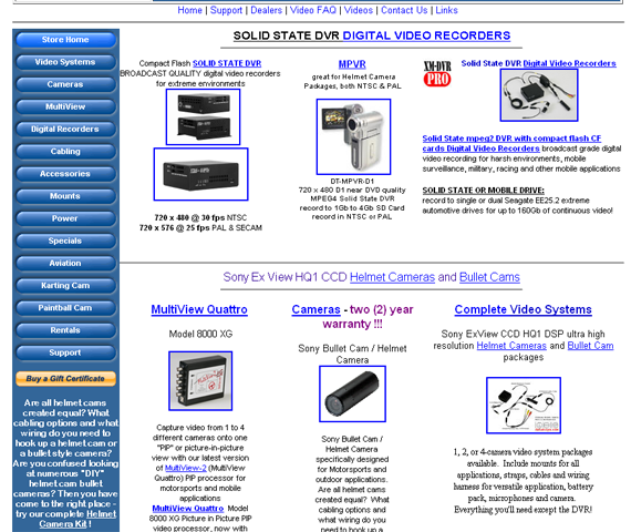 Outdated digital video manufacturing website