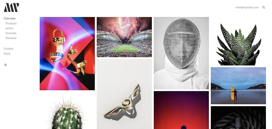 用photoshelter建造的摄影网站