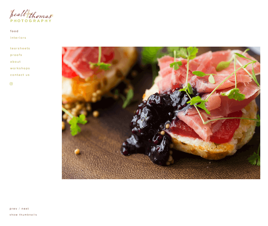 beall和托马斯美食摄影师网站