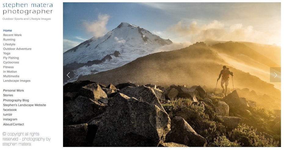 stephen matera outdoor photographer website