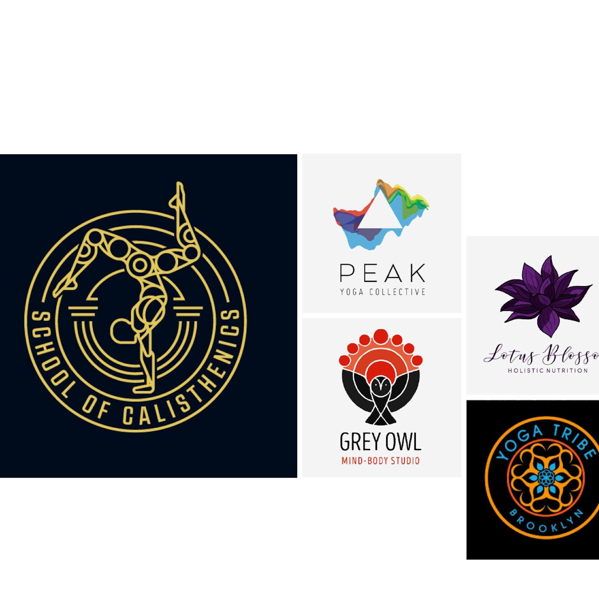 33 Yoga Logos That Will Help You Find Your Center 99designs