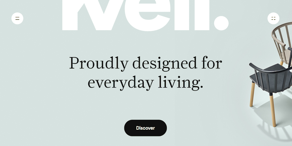 Screenshot of Kvell’s landing page.