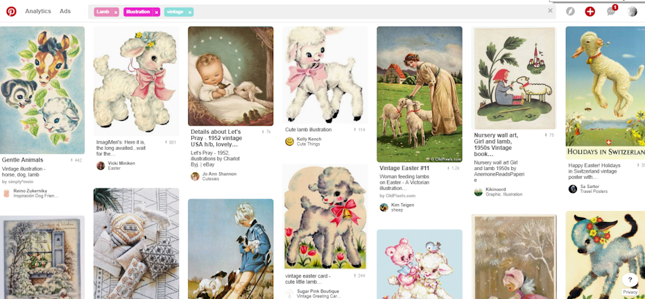 Pinterest screenshot