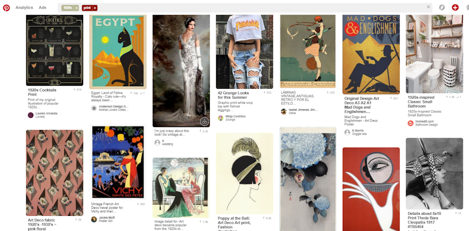 Pinterest screenshot