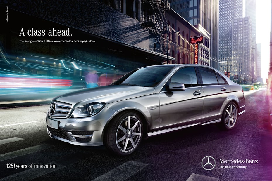 Mercedes ad