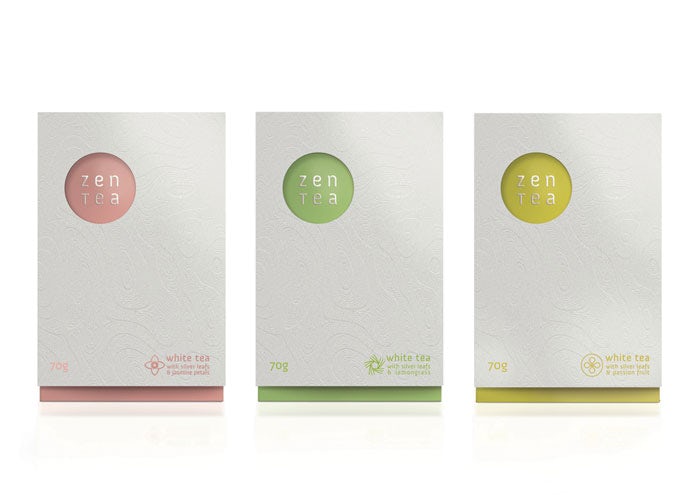 Zen Tea Label Design