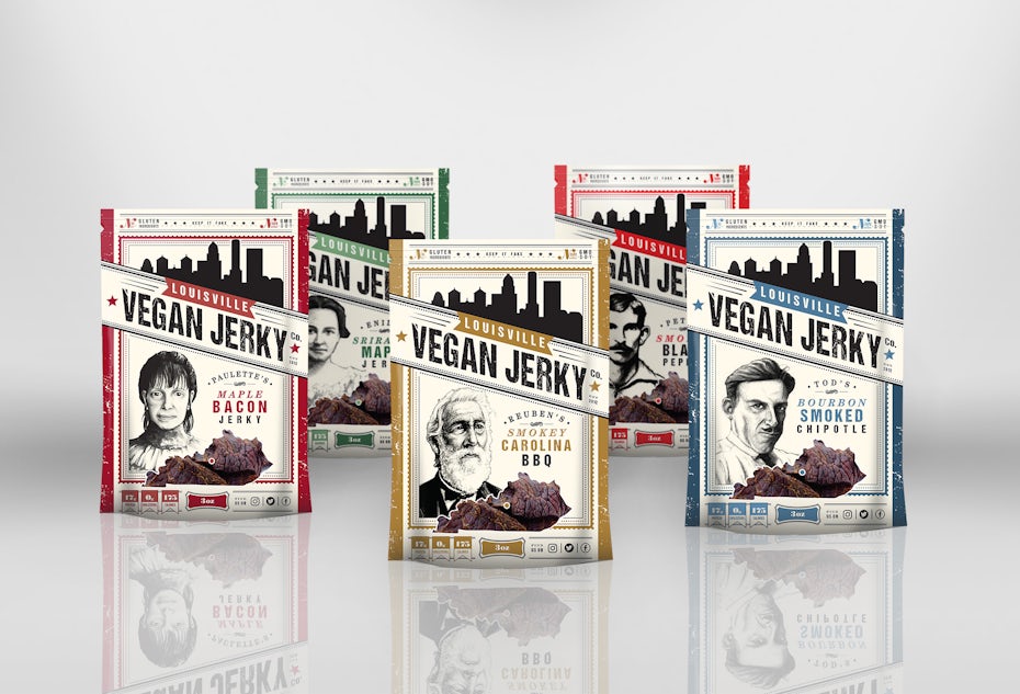 Louisville Vegan Jerky Packaging