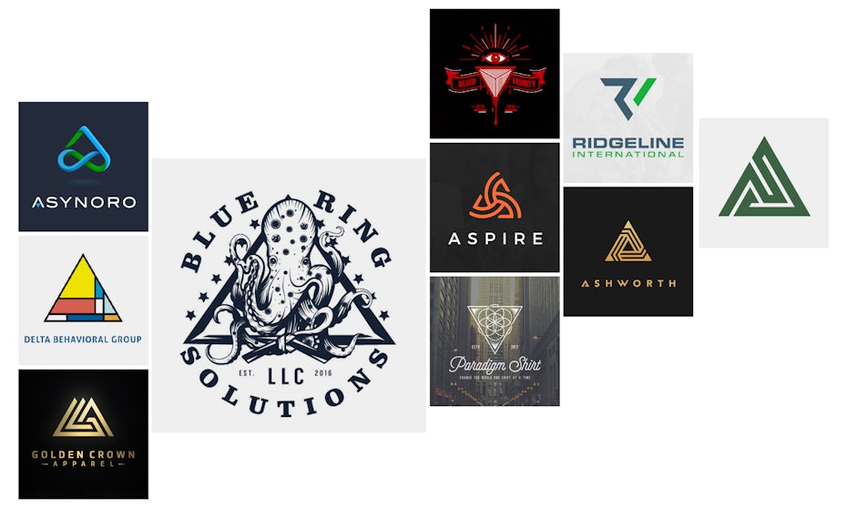 18 triangle logos that get to the point - 99designs