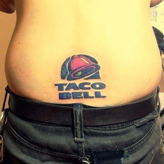 Tattoo logo placement
