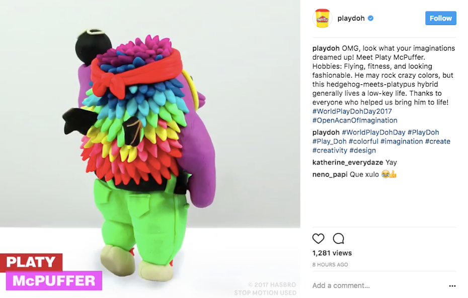 PlayDoh Instagram image