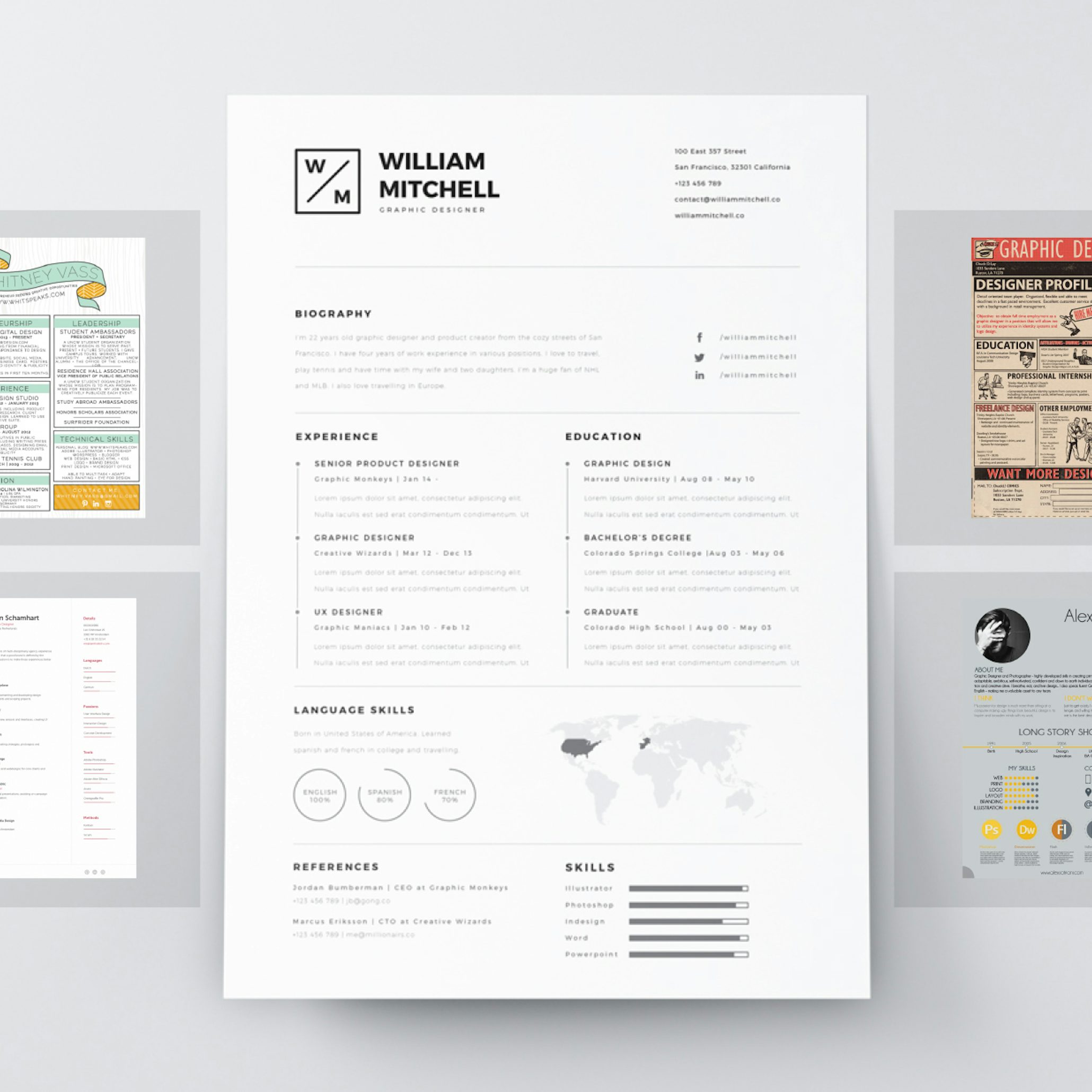 7 Resume Design Principles That Will Get You Hired 99designs