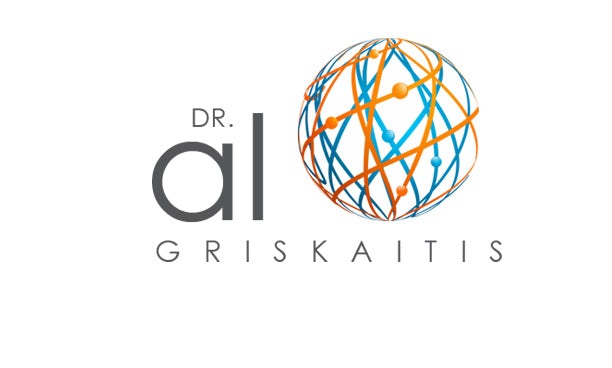 Logotipo con redes neuronales abstractas
