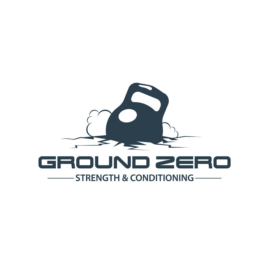 ground zero kettlebell crossfit logo