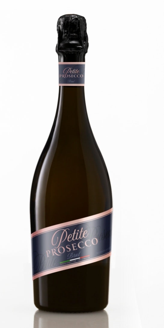Traditional label for a prosecco