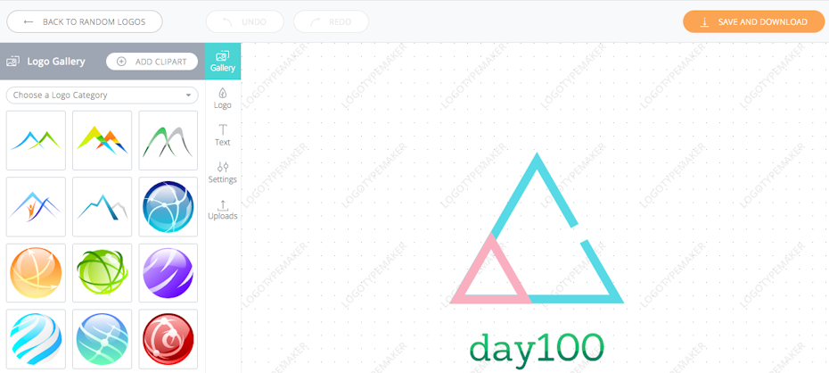 day100 logo von logo maker logotypemaker