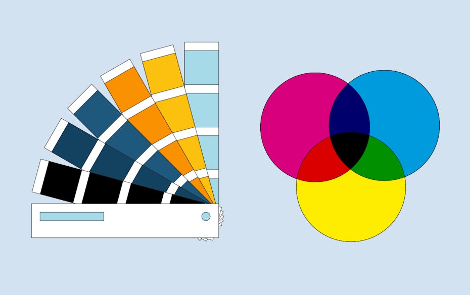 Pantone colors vs. CMYK printing
