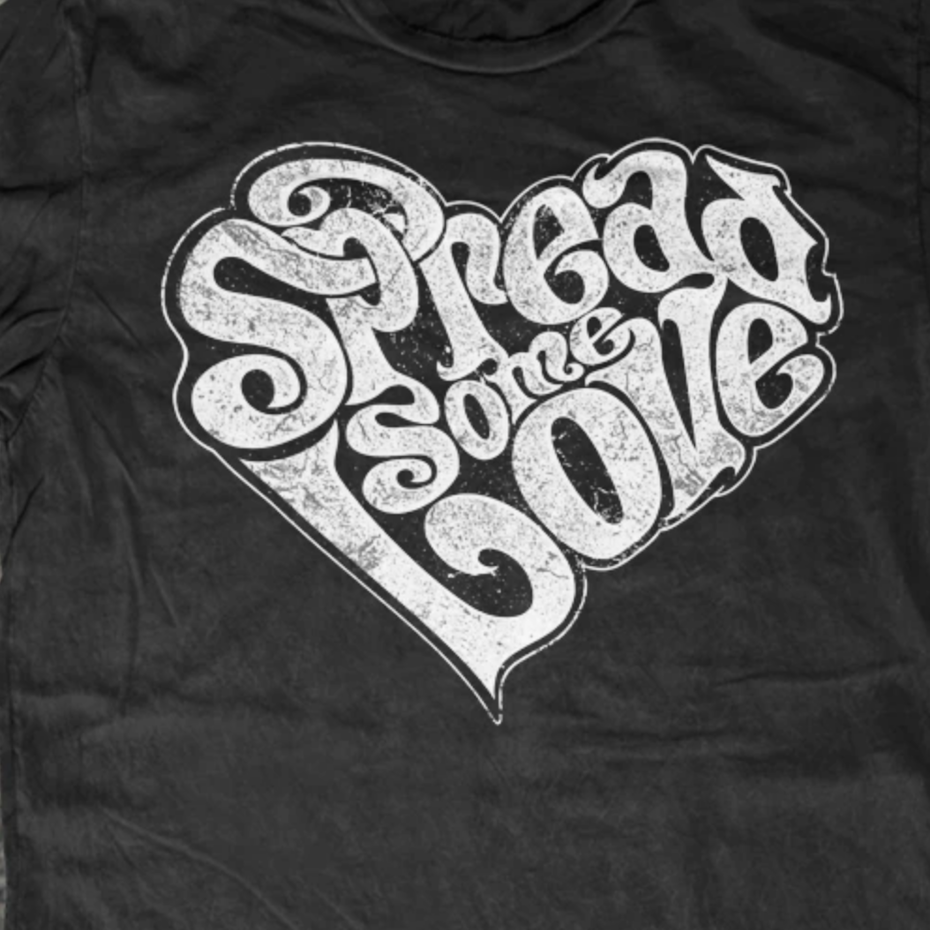 Spread some love t shirt design