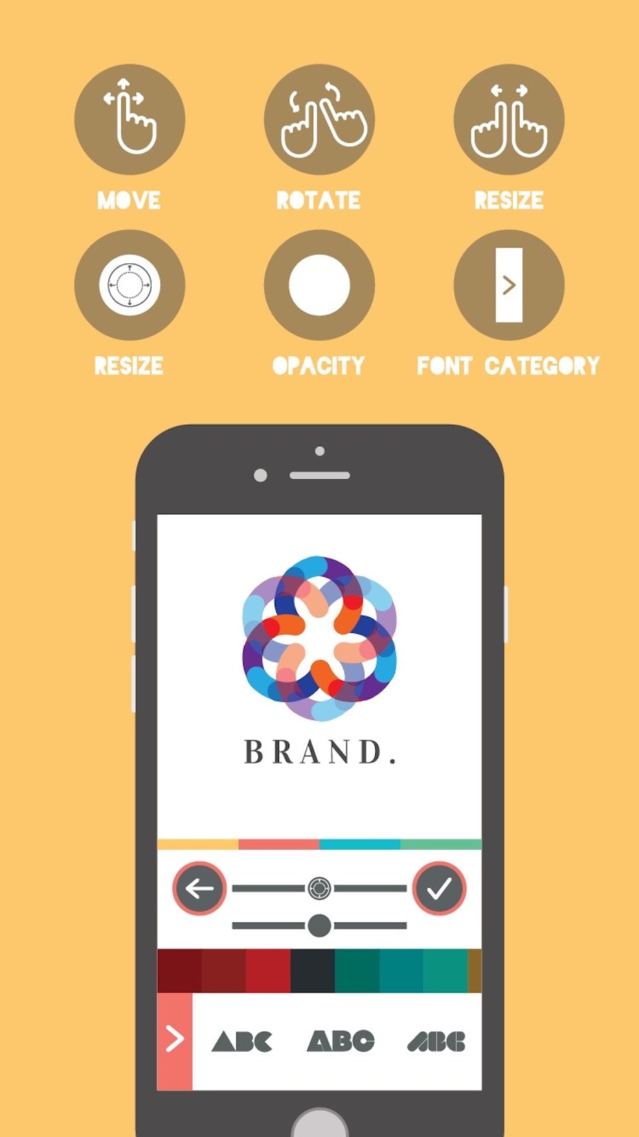application logo design