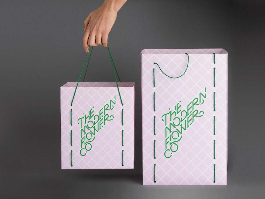 Logo with trellis as grid