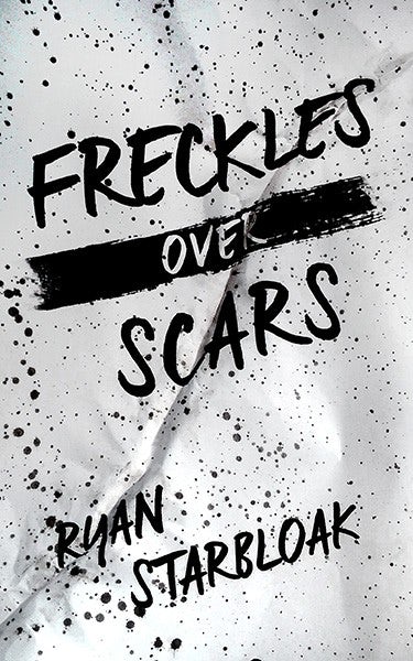 Freckles over Scars book cover design