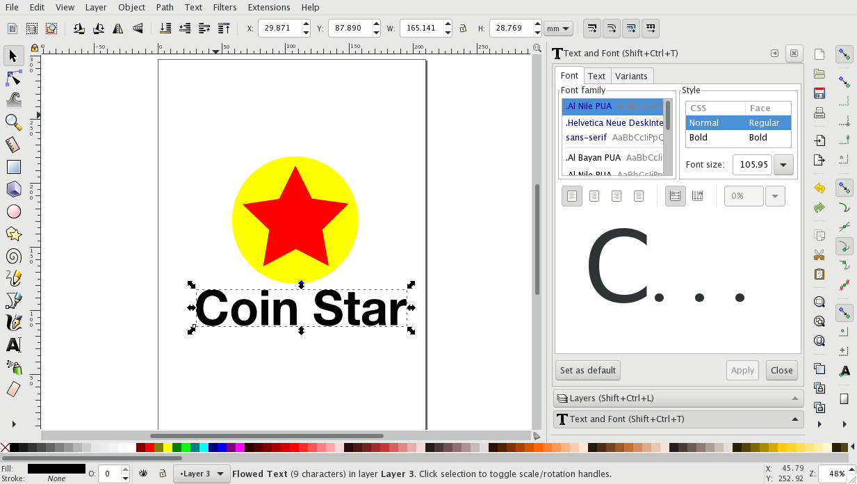 inkscape vectors not opening with the right colors