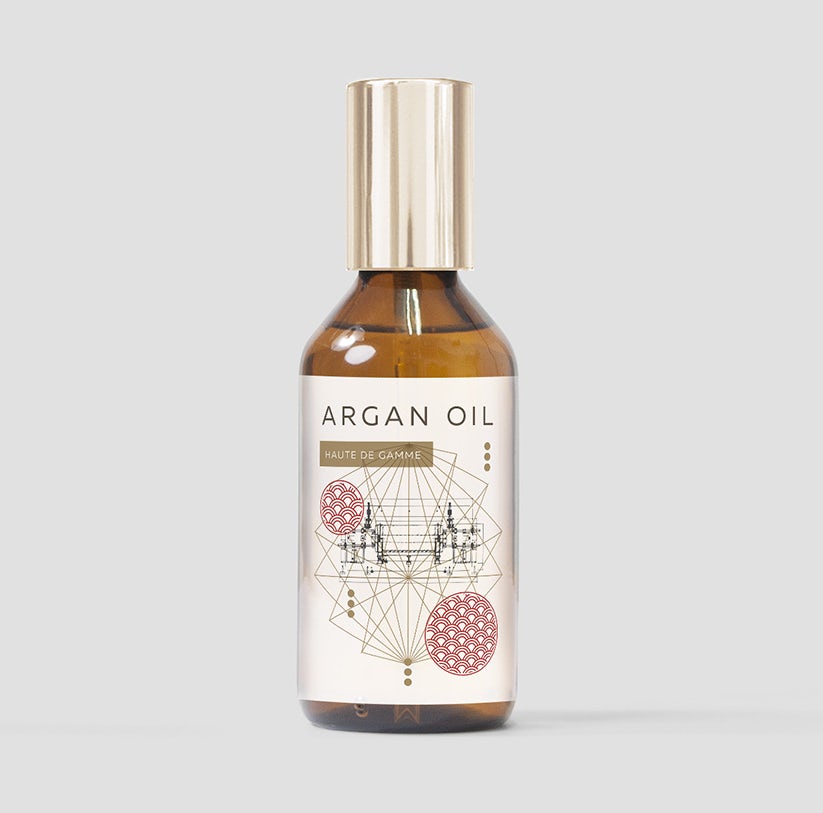Argan oil label