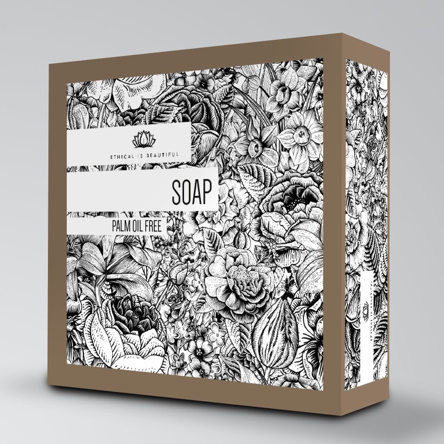 Intricate soap label