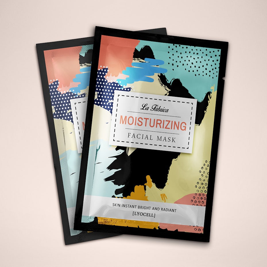 Fancy moisturizer packaging