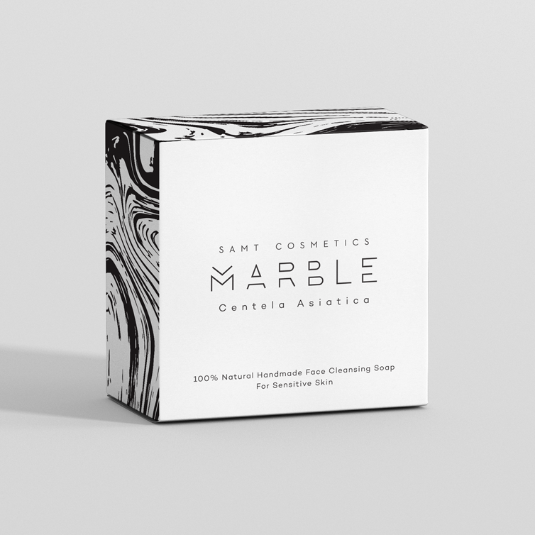 marble cosmetic label