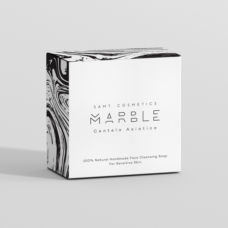 marble cosmetic label
