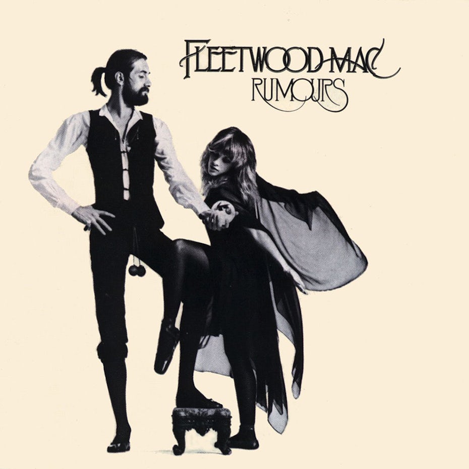 Fleetwood Mac's iconic Rumours cover