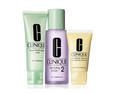 Clinique cosmetics packaging