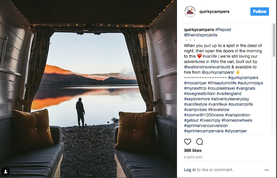 quirkycampers Instagram