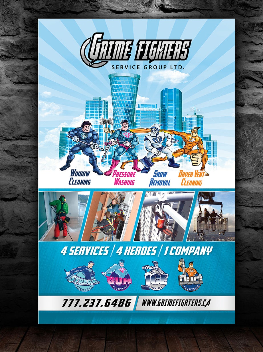 Flyer for cleaning company